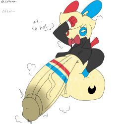 big_penis huge_balls huge_cock lattemon male_only minun penis plusle pokémon_(species) pokemon pokemon_(species) suit tagme