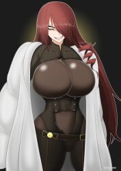 1girls 2022 atlus axel_persona big_breasts big_thighs black_bodysuit bodysuit breasts female female_only fur_coat hourglass_figure huge_breasts large_breasts long_hair megami_tensei menacing mitsuru_kirijo one_eye_obstructed persona persona_3 persona_4_arena red_hair shadow shadow_(persona) shadow_self_(persona) shiny_breasts shiny_hair shiny_skin skin_tight skin_tight_outfit skin_tight_suit solo solo_female teeth_clenched teeth_showing thighs voluptuous wide_hips yellow_eyes