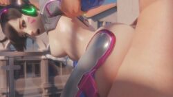 1boy 1girls 3d alternate_version_available animated anus arm_pull aroused ass athletic_female bodysuit bouncing_breasts breasts breasts_out clapping_cheeks clothed_female clothed_female_nude_male clothed_sex clothing_aside d.va duo erection female_focus female_penetrated femsub fit_female from_behind fucked_from_behind functionally_nude functionally_nude_female high_resolution human light-skinned_male lvl3toaster male_penetrating maledom medium_breasts moaning nipples no_bra no_panties nude nude_male open_clothes overwatch panting partially_clothed plump_ass sex shorter_than_10_seconds sound standing_sex teenage_girl teenager torn_bodysuit torn_clothes vaginal_penetration video younger_female