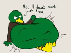 don't_hug_me_i'm_scared duck_guy_(dhmis) icecreamsprink3 male male_focus male_only solo vore