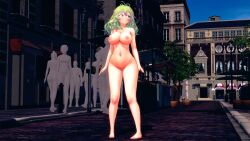 1girls 3d adult_swim ass background_characters blush breasts casual city completely_nude completely_nude_female crowd effineffer embarrassed_nude_female enf exhibitionism exposed_torso faceless_crowd female full_body hagakure_tooru_(visible) handwear human looking_to_the_side my_hero_academia naked navel nipples nude nude_female pale_skin public public_nudity pussy smile solo_focus standing sweat toonami tooru_hagakure tooru_hagakure_(visible) town unaware