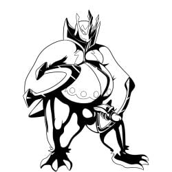 anthro avian balls bird empoleon generation_4_pokemon genitals male male_only masturbation nintendo penguin penis pokemon pokemon_(species) pokemorph slightly_chubby smile smutty-smeargle solo video_games