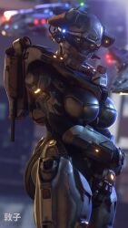 1girls 343_industries 3d armor atsuko_(artist) big_ass big_breasts cyberpunk female female_spartan_(halo) futuristic halo_(series) helmet linda-058 military_clothing military_helmet sci-fi science_fiction soldier spartan_(halo) spartan_ii_(halo)