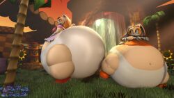 2girls ass bottom_heavy brown_eyes brown_fur bunny cream_the_rabbit daughter dress fat female female_focus female_only heels hips jiant101 lagomorph lagomorph_humanoid large_ass milf monobutt mother mother_and_daughter obese panties pear_shaped rabbit sega sideboob sonic_(series) sonic_the_hedgehog_(series) source_filmmaker tan_fur thick_thighs thighs underwear vanilla_the_rabbit wardrobe_malfunction wide_hips