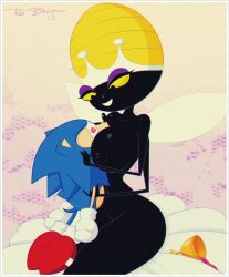 black_skin blue_fur crossover crown eyeshadow gloves goblet hanna-barbera heart-shaped_pupils huge_breasts multi_arm multi_limb queen queen_bea redbenjamin royalty secret_squirrel_show seductive_look sega shoes sitting size_difference sonic_(series) sonic_the_hedgehog sonic_the_hedgehog_(series) straight white_gloves wide_hips wine_glass yellow_eyes