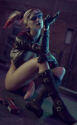 harley quinn from batman (series) by zeroshimi