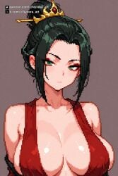 ai_generated avatar_the_last_airbender azula big_breasts pixel_art