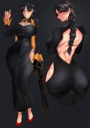 1girls big_ass big_breasts big_thighs breasts cthulhu_mythos curvaceous curvy curvy_figure deity digital_media_(artwork) female god goddess greeeeen h.p._lovecraft hips hourglass_figure huge_ass huge_breasts huge_thighs humanoid khaio large_ass large_breasts large_thighs legs mature mature_female nyarlathotep_(khaio) outer_god slim_waist thick thick_hips thick_legs thick_thighs thighs voluptuous waist wide_hips wide_thighs