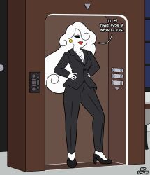 automatic_closet automatic_machine big_ass big_breasts big_butt big_thighs boots breasts breasts_focus breasts_out business_suit business_woman buttons cartoon cartoon_network closet cloud cloud_humanoid commission commission_art commissioner_upload disgusted earrings embarrassed embarrassed_expression embarrassed_female embarrassed_nude_exposure embarrassed_nude_female enf fully_clothed fully_naked gp_spices hands_on_hips heels hips hulu long_hair machine meat meat_clothes milf naked naked_female open_mouth pussy pussy_focus pussy_peek red_lips reference reference_image references senftember senftember_(2025) speech_bubble suit text the_amazing_world_of_gumball the_wonderfully_weird_world_of_gumball thighs yuki_yoshida