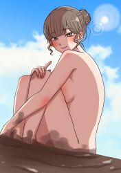 alternate_version_available female female_only mud muddy nakamimomomo naked nude oc original original_character solo tagme