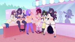 1futa 5girls being_watched character character_request exhibitionism functionally_nude hex_maniac lexi_(screwroot) precum screwroot stripping tagme undressing