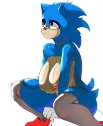 big_breasts big_nipples pillow_humping rule_63 sonic_(series) sonic_the_hedgehog sonic_the_hedgehog_(series) white_legwear work_in_progress
