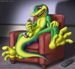 anal anal_penetration anal_sex cum dildo dracovar_valeford facial gecko gex_(series) gex_the_gecko hindpaw lizard male male_only masturbation nude penetration penis prehensile_feet scalie sex_toy solo