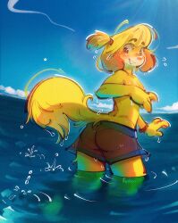 isabelle (animal crossing) from animal crossing by panken