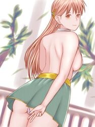 1girls ass ass_cleavage back bare_arms bare_back bare_hands bare_legs bare_shoulders bare_skin big_breasts blank_expression blank_eyes blank_stare breasts busty busty_female busty_girl butt_crack digital digital_art digital_drawing digital_drawing_(artwork) digital_media digital_media_(artwork) dragon_quest dragon_quest_dai_no_daibouken emotionless exposed_arms exposed_back exposed_legs exposed_shoulders exposed_skin female female_focus female_only fingers gluteal_fold green_skirt groin hair_ornament head_tilt high_resolution highres inframammary_fold large_boobs large_breasts lean_figure lips long_hair looking_at_viewer looking_back looking_back_at_viewer looking_down looking_down_at_viewer median_furrow narrow_waist neutral_expression orange_eyes orange_eyes_female panchira panchira_(standing) peace_sign pink_eyebrows pink_hair pink_hair_female pixiv_id_21451697 plump_breasts princess_leona shoulder_blades shoulders shounen_jump sideboob sign skirt slender_body slender_waist slim_waist solo standing thick_ass thick_butt thick_thighs thighs tilted_head upper_body upskirt v v_sign white_pupils