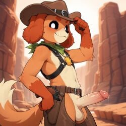 ai_assisted ai_generated anthro anthro_only ass balls big_penis canid canine collar critters_(poppy_playtime) dogday dogday_(poppy_playtime) domestic_dog floppy_ears furry furry_male furry_only gay intraspecies looking_at_viewer male no_humans orange_body orange_fur penis poppy_playtime poppy_playtime_(chapter_3) smiling smiling_at_viewer smiling_critters thicc thick thick_ass thick_thighs thighs