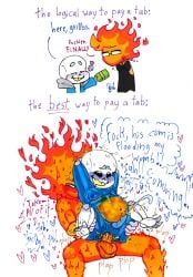 grillby from undertale by koko skelly