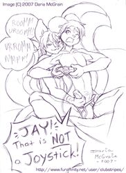 2007 briefs daria_mcgrain furry gay jay male masturbation p.b. skunk squirrel underwear video_games yaoi