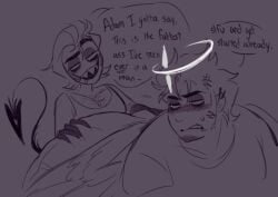 adam (hazbin hotel) from hazbin hotel by averrbaverr