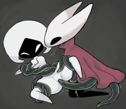 anthro arthropod cheekers_(artist) cloak clothing duo female female/female greyroot hi_res hollow_knight hollow_knight:_silksong hollow_knight_(franchise) hornet_(hollow_knight) lace_(hollow_knight:_silksong) nude nude_female parasite penetration questionable_consent restrained restrained_by_tentacles sex team_cherry tentacle tentacle_sex vaginal_penetration