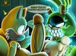 afrosoricid age_difference anthro big_penis canid canine duo ear_piercing ear_ring electricity electrostimulation english_text female fox foxium foxiumart genitals hi_res huge_cock idw_publishing imminent_electrostimulation imminent_fellatio imminent_oral imminent_sex male male/female mammal muscular muscular_female nervous older_female penis piercing ring_piercing sega sharp_teeth sonic_the_hedgehog_(comics) sonic_the_hedgehog_(idw) sonic_the_hedgehog_(series) surge_the_tenrec tails teeth tenrec text threatening younger_male