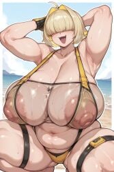 elegg (boom and shock) (nikke) from goddess of victory: nikke by the milk man