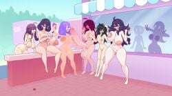 1futa 5girls being_watched character_request dripping_precum duolingo exhibitionism female futanari hex_maniac ice_cream lexi_(screwroot) precum public_nudity screwroot tagme tomoko_kuroki