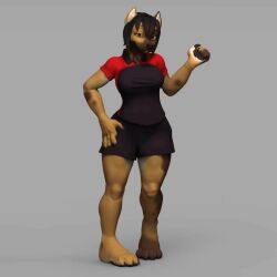 anthro bambookat dog female furry