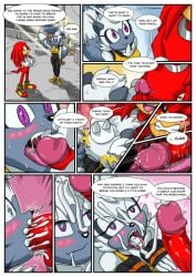 blowjob blush comic cum cum_in_mouth cum_inside cum_on_face cum_on_penis deepthroat echidna fellatio heart-shaped_pupils idw_comics idw_publishing knuckles_the_echidna lemur male/female mammal mobian_(species) monotreme omegazuel on_knees primate questionable_consent ring-tailed_lemur salute sega smile sonic_(series) sonic_the_hedgehog_(comics) sonic_the_hedgehog_(idw) sonic_the_hedgehog_(series) sweat tangle_the_lemur