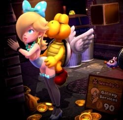 3d anthro blonde_hair blue_eyes bondage bound breasts coin from_behind gold_coin hetero high_heels interspecies koopa_troopa koopaling mario_(series) nintendo non-web_source onmodel3d open_mouth princess_rosalina prostitution red_koopa_troopa scaredy_rat sex straight_hair super_mario_bros. taxi wendy_o._koopa wings