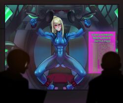 1girls abs angry ass ass_visible_through_thighs bimbo bimbofication boogars brain_drain brainwashing breasts english_text female femsub metroid muscular muscular_female muscular_sub pre-transformation restrained samus_aran text thick_thighs transformation wide_hips