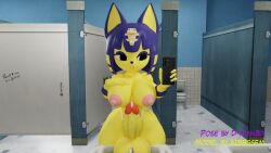 1futa 2021 3d 3d_(artwork) 3d_model animal_crossing animal_genitalia ankha ankha_(animal_crossing) ankha_(hazeker) anthro anthrofied areolae bathroom big_breasts big_penis blue_hair breasts casual_exposure casual_nudity catgirl cum cumdrip dman3d doubutsu_no_mori egyptian erection feline furry furry_only futa_only futanari hazeker humanoid humanoid_penis mirror muscular muscular_futanari nairu_(doubutsu_no_mori) nintendo nipples nude nude_futanari phone pose public selfie sfm solo thong yellow_fur