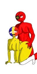 countryhumans romania_(countryhumans) soviet_union_(countryhumans) tagme