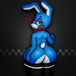 ambiguous_gender animatronic big_ass femboy five_nights_at_freddy's five_nights_at_freddy's_2 fnaf furry green_eyes huge_ass male_only thick_thighs thigh_highs toy_bonnie_(fnaf) wide_hips xdecadence069