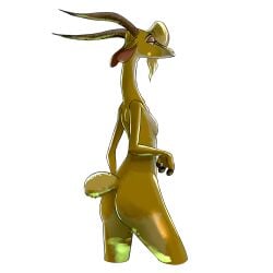 butt disney flat_chest gazelle_(zootopia) naked serram04 tagme zootopia