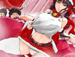 black_hair bleach christmas cute fat_ass huge_breasts kurotsuchi_nemu maxi thick_thighs