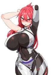 cameltoe first_porn_of_character frigg_(tower_of_fantasy) huge_breasts ponytail smh1069 tower_of_fantasy