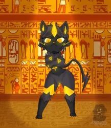 animal_crossing ankha ankha_(animal_crossing) ankha_ride_(minus8) anthro armor bungie dancing darkgeno_(artist) destiny destiny_(game) destiny_2 egyptian female hi_res legendary_pokemon meme nintendo pokémon_(species) pokemon solo video_games warmind zeraora zeta zeta_(zeraora)