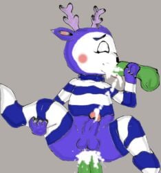 anus balls boyninja12_(artist) cum happy_tree_friends lifty_(htf) male_only mime mime_(htf) penis shifty_(htf) solo_male