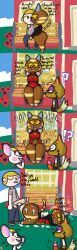 <3_eyes anal anal_sex animal_crossing anthro ass balls bella_(animal_crossing) bench big_belly big_breasts big_butt blonde_hair blush bodily_fluids bottomless breasts brown_body brown_fur canid canine canis clothed clothing cum cum_in_ass cum_inside cum_on_back cum_on_butt cum_on_ground digital_media_(artwork) domestic_cat duo english_text erection fangs felid feline felis female female_penetrated flower fur genital_fluids genitals hair heart hi_res human human_on_anthro inflation interspecies katt_(animal_crossing) klutzatdusk kyle_(animal_crossing) male male/female male_penetrating male_penetrating_female mammal masturbation moan mouse murid murine nintendo nipples on_lap open_mouth outside penetration penile penis phone plant public public_sex recording rodent sex sitting_on_lap smile stomach_bulge text topwear torn_clothing video_games villager_(animal_crossing) white_body wolf