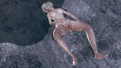 1girls 3d 3d_(artwork) ass barefoot big_breasts blindfold breasts completely_naked completely_nude effineffer exhibitionism exposed female female_only fingering fingering_self hairband huge_ass huge_breasts legs light-skinned_female light_skin masturbation nier nier:_automata nier_(series) nipples nude nude_female outdoor_nudity outdoors outside posing public public_exposure public_indecency public_nudity pussy rain raining short_hair showing_off solo solo_female solo_focus standing streaking wet white_hair yorha_2b