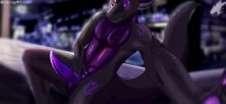 anthro aspirian bar dragon genitals hi_res holding_penis male nova_aspirian penis pose posing_for_picture selfie sitting solo