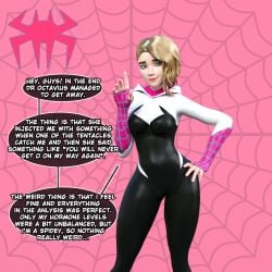 gwen stacy from marvel by grakio