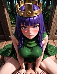 archer queen (clash of clans) from clash (series) by jousneystudio