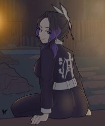 kochou shinobu from demon slayer by thepervysage