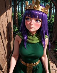 archer queen (clash of clans) from clash (series) by jousneystudio