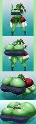 1girls alphaerasure ass_bigger_than_body ass_bigger_than_head ass_bigger_than_skirt ass_bigger_than_torso breast_expansion breasts_bigger_than_body breasts_bigger_than_head breasts_bigger_than_torso bursting_breasts bursting_butt butt_expansion chubby colossal_ass colossal_breasts enjoying_expansion female green_skin green_skinned_female growth happy_expansion hyper hyper_ass hyper_breasts looking_at_viewer meat_wall_(body_type) multiple_images smug solo_female tagme