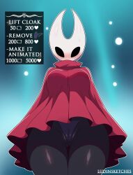 1girls anthro ass big_ass big_breasts big_thighs blush breasts butt dat_ass dialogue female female_focus female_only hollow_knight hornet_(hollow_knight) huge_ass huge_thighs insect_girl insectoid insects looking_at_viewer ludinsketches panties pussy shiny shiny_skin tagme text thick_thighs thighs