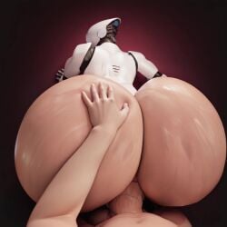 ai_generated android animated ass_focus ass_grab ass_up bent_over big_ass big_penis from_behind_position gigantic_ass hand_on_ass haydee haydee_(game) heels helmet huge_ass male/female oiled plump pov robot_girl rubbing sex straight sweat tagme thick_thighs vaginal_penetration veiny_penis video voluptuous_female wrongnumberai