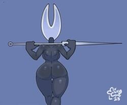 1girls animated ass breasts female hollow_knight hornet_(hollow_knight) nude tagme vixycore walking